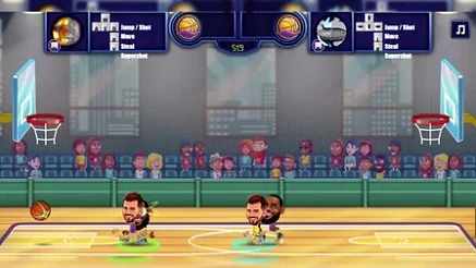 Basketball Stars Racing Basketball Stars Racing - Game screenshot