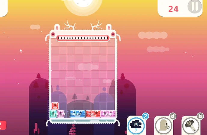 Blocky Rush Colorful Blocks - Game screenshot