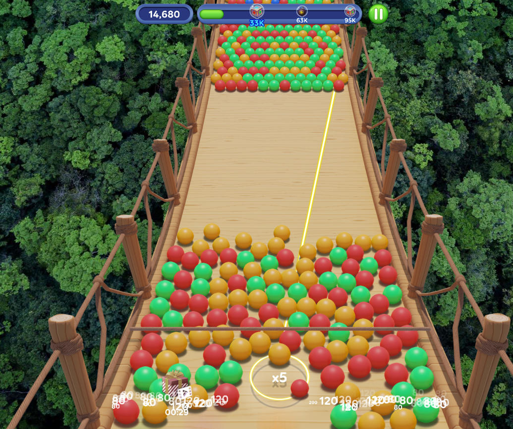 Bubble Fall Falling Bubbles Bubble Fall Falling Bubbles - Game screenshot