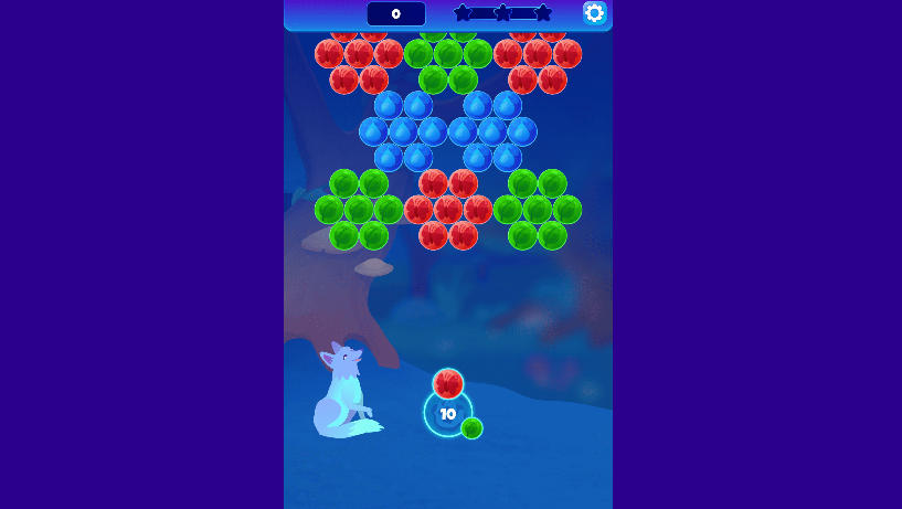 Bubble Mania Shooter Level Gameplay - Game screenshot