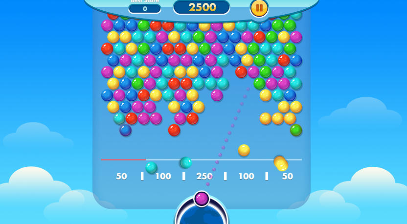 Bubble Shooter Arcade Power Ups Bubble Shooter Arcade Power Ups - Game screenshot