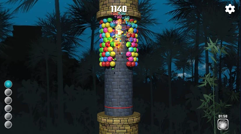 Bubble Tower 3d 3d Puzzles - Game screenshot