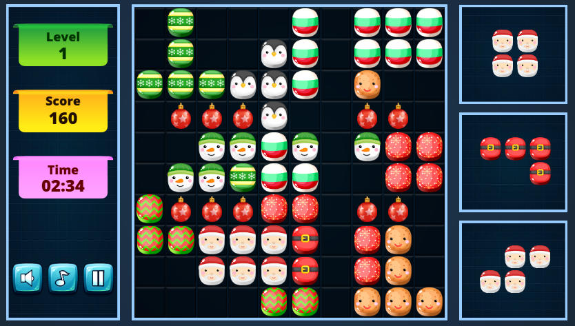 Christmas Block Challenge Winter Puzzle Christmas Block Challenge Winter Puzzle - Game screenshot