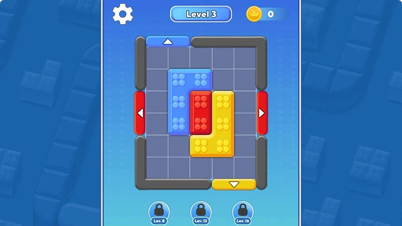 Color Block Jam Puzzle Board Color Block Jam Puzzle Board - Game screenshot