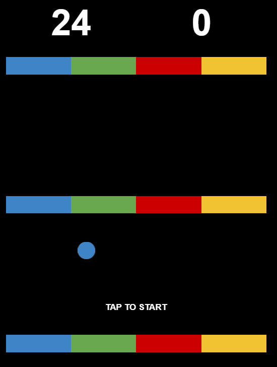 Color Jump Matching Gameplay - Game screenshot