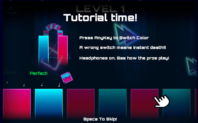 Color Rhythm Color Matching - Game screenshot