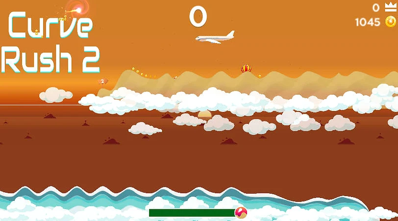 Curve Rush 2 Curved Gameplay - Game screenshot