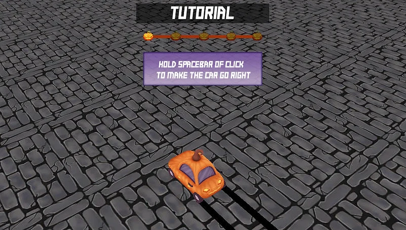 Drift Road Halloween Ghost Obstacles Drift Road Halloween Ghost Obstacles - Game screenshot