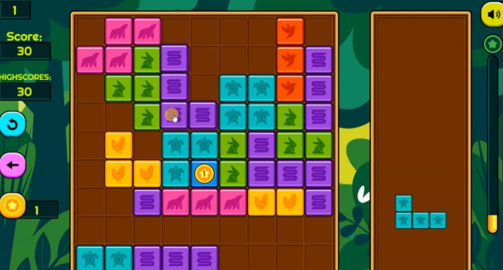 Forest Tiles Relaxing Gameplay Forest Tiles Relaxing Gameplay - Game screenshot