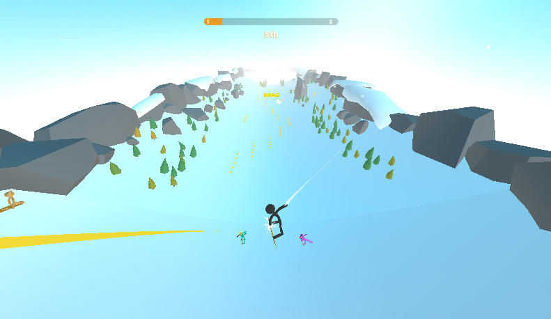 Icy Dash Gap Jumping - Game screenshot