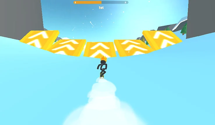 Icy Dash Ice Platform Running - Game screenshot