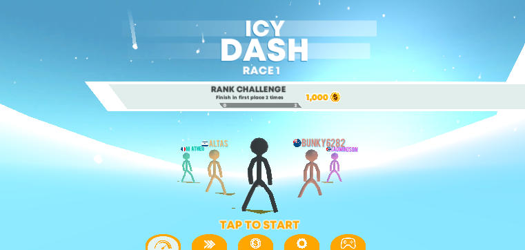 Icy Dash Winter Scene - Game screenshot