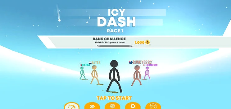 Icy Dash Winter Scene - Game screenshot