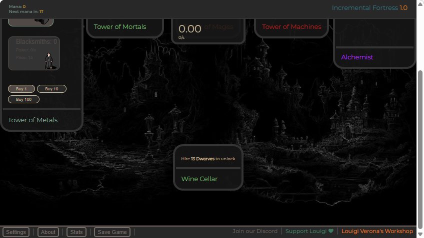 Incremental Fortress Castle Building Incremental Fortress Castle Building - Game screenshot
