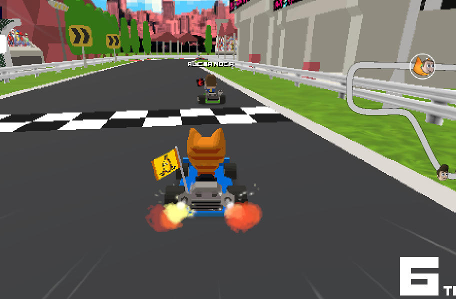 Kart Bros Power Ups - Game screenshot