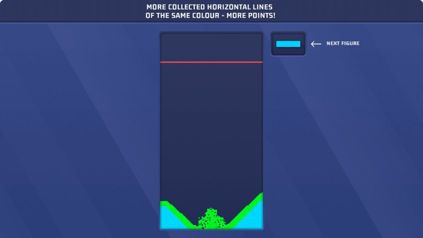 Sandtrix Tetris Blocks Falling - Game screenshot