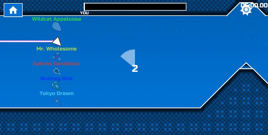 Space Waves Tight Angles Space Waves Tight Angles - Game screenshot