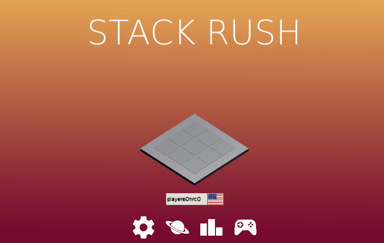 Stack Rush Block Stacking Stack Rush Block Stacking - Game screenshot