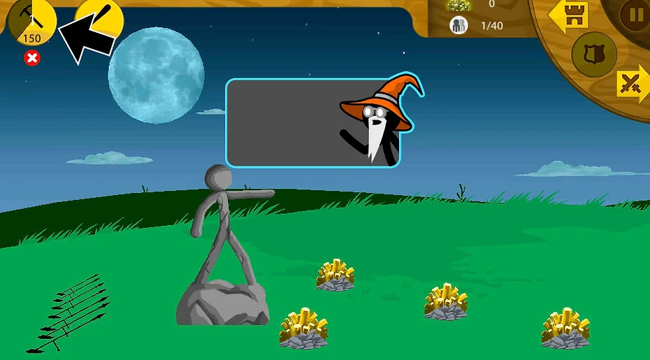 Stickman Empires Building Gameplay - Game screenshot