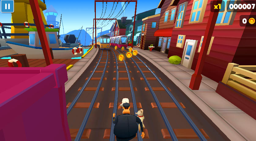 Subway Surfers Iceland Volcanic Terrain - Game screenshot