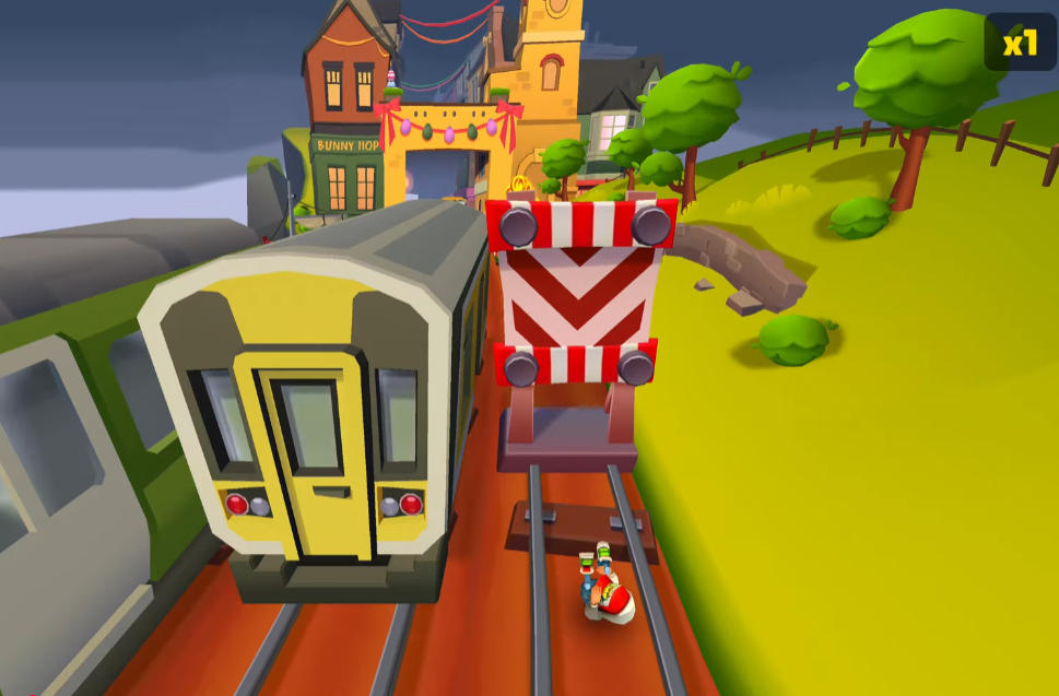 Subway Surfers Ireland Castle Background - Game screenshot