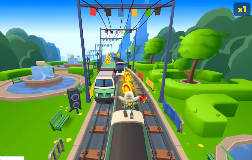 Subway Surfers Paris Medal Collection - Game screenshot