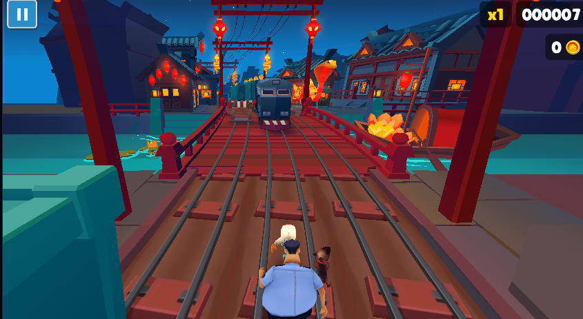 Subway Surfers Snake Chinese New Year Subway Surfers Snake Chinese New Year - Game screenshot