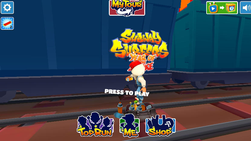 Subway Surfers Snake Special Character Subway Surfers Snake Special Character - Game screenshot