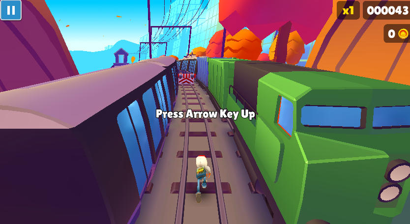 Subway Surfers Vancouver Running Action - Game screenshot