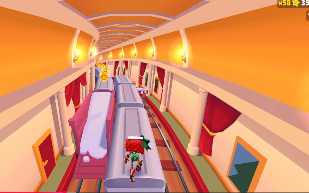 Subway Surfers Winter Present Collection - Game screenshot