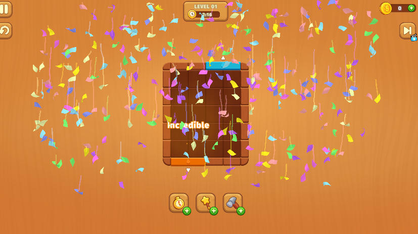 Wood Color Block Colorful Pieces Wood Color Block Colorful Pieces - Game screenshot